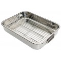 Kitchen Craft Stainless Steel Roasting Pan - Large Kitchen Craft Stainless Steel Roasting Pan - Large